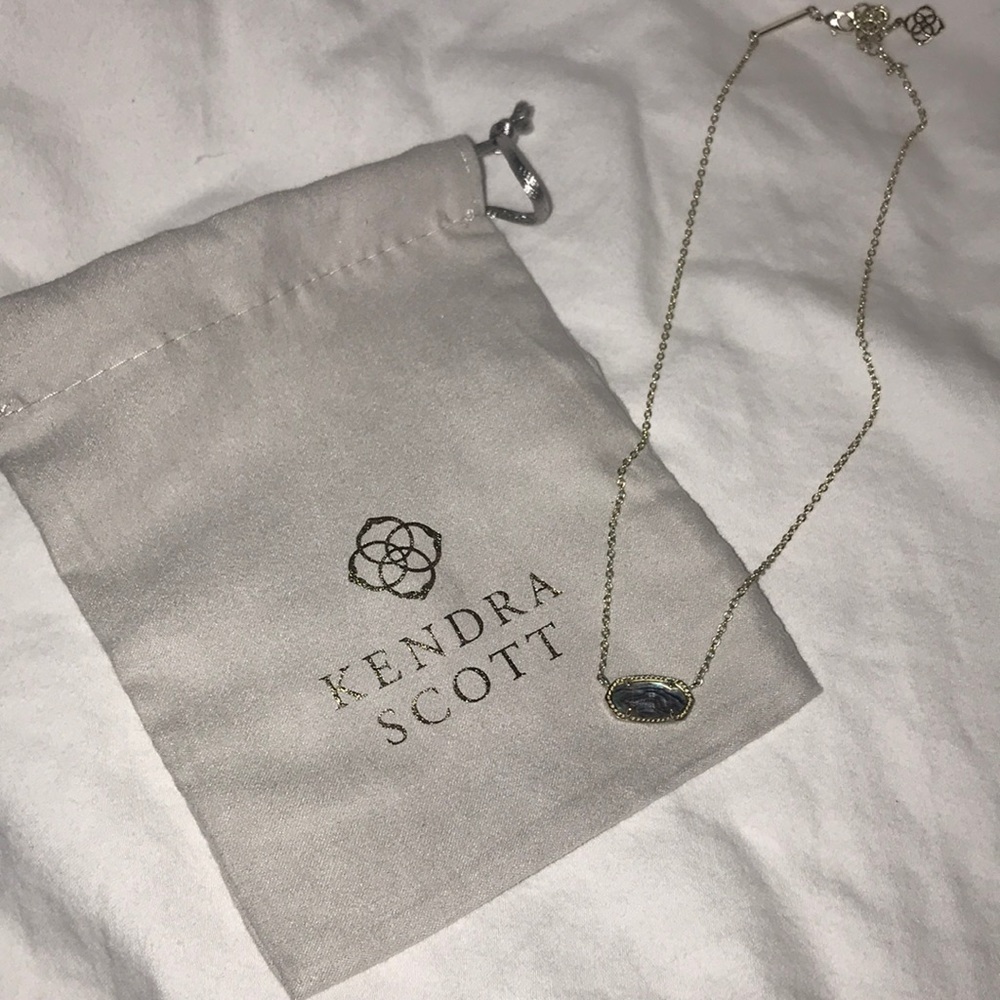Kendra Scott abalone necklace